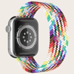 Curea Ceas Apple Watch Braided Pride Edition Seria 5/6/7/8/9 Ultra MOFT