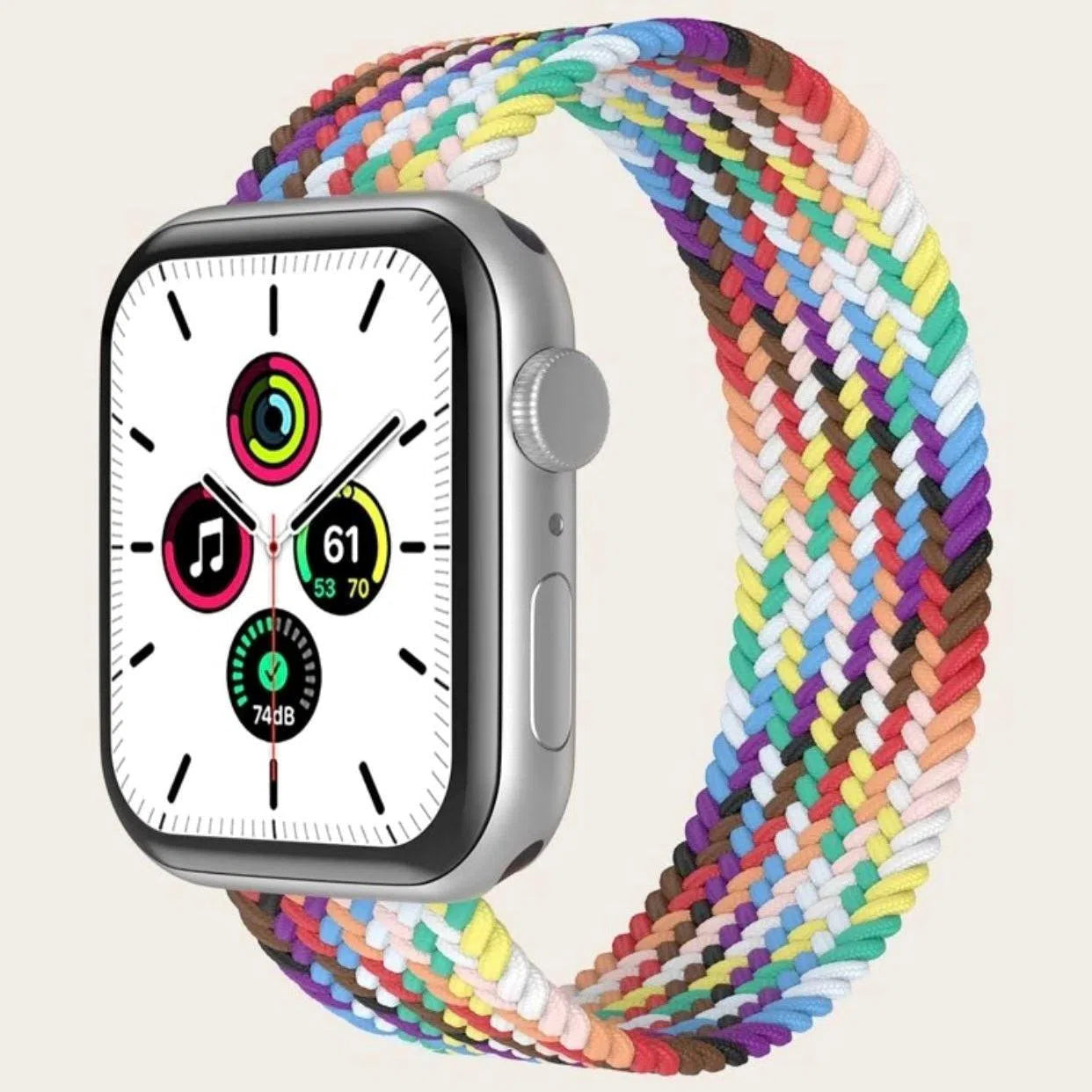 Curea Ceas Apple Watch Braided Pride Edition Seria 5/6/7/8/9 Ultra MOFT