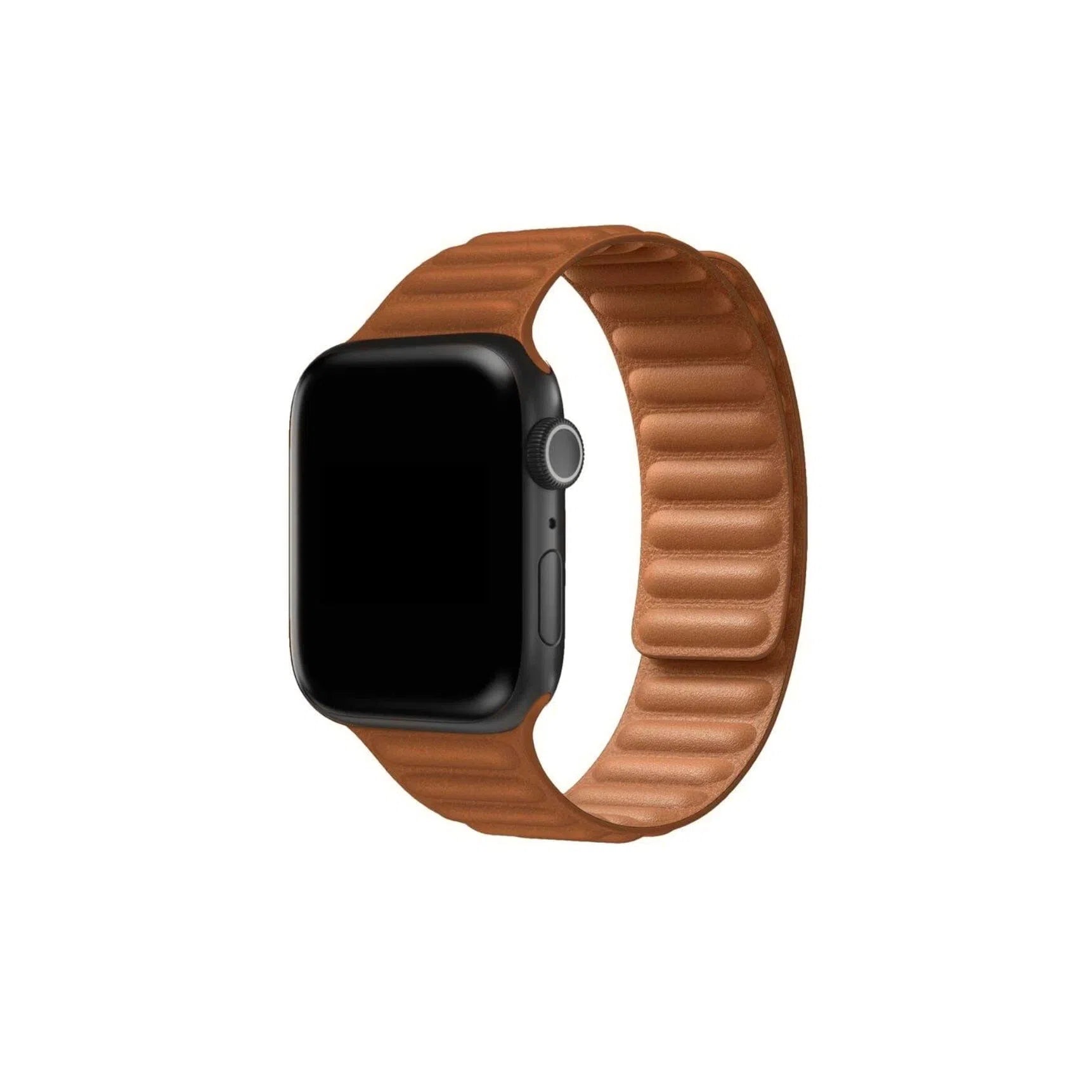 Curea Ceas Apple Watch California Leather Brown Seria 5/6/7/8/9 Ultra (Piele Maro) MOFT