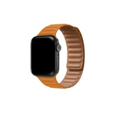 Curea Ceas Apple Watch Leather California Seria 5/6/7/8/9 Ultra (Piele Maro) MOFT