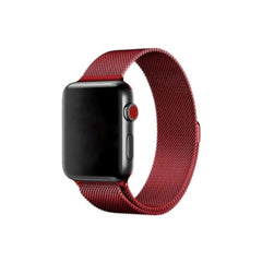 Curea Ceas Apple Watch Milanese Red Seria 5/6/7/8/9 Ultra Metalica Anca's Store