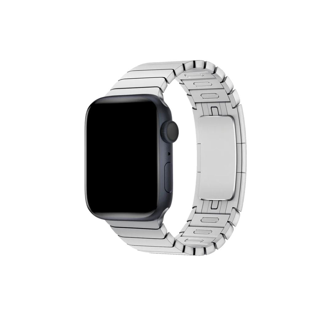 Curea Ceas Apple Watch Oțel Inoxidabil Silver Seria 5/6/7/8/9 Ultra Metalica Anca's Store