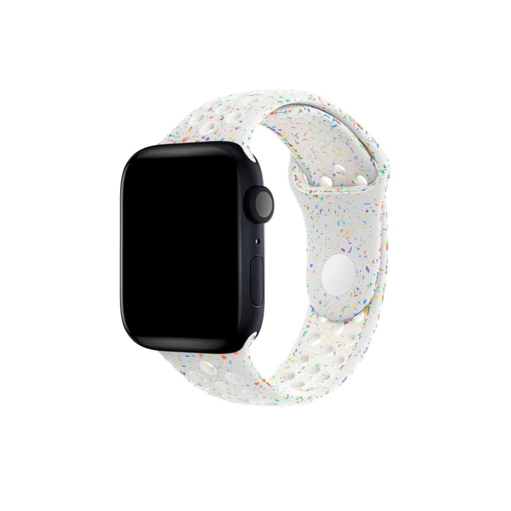 Curea Ceas Apple Watch Silicone Sport Pure Platinum Seria 5/6/7/8/9 Ultra MOFT