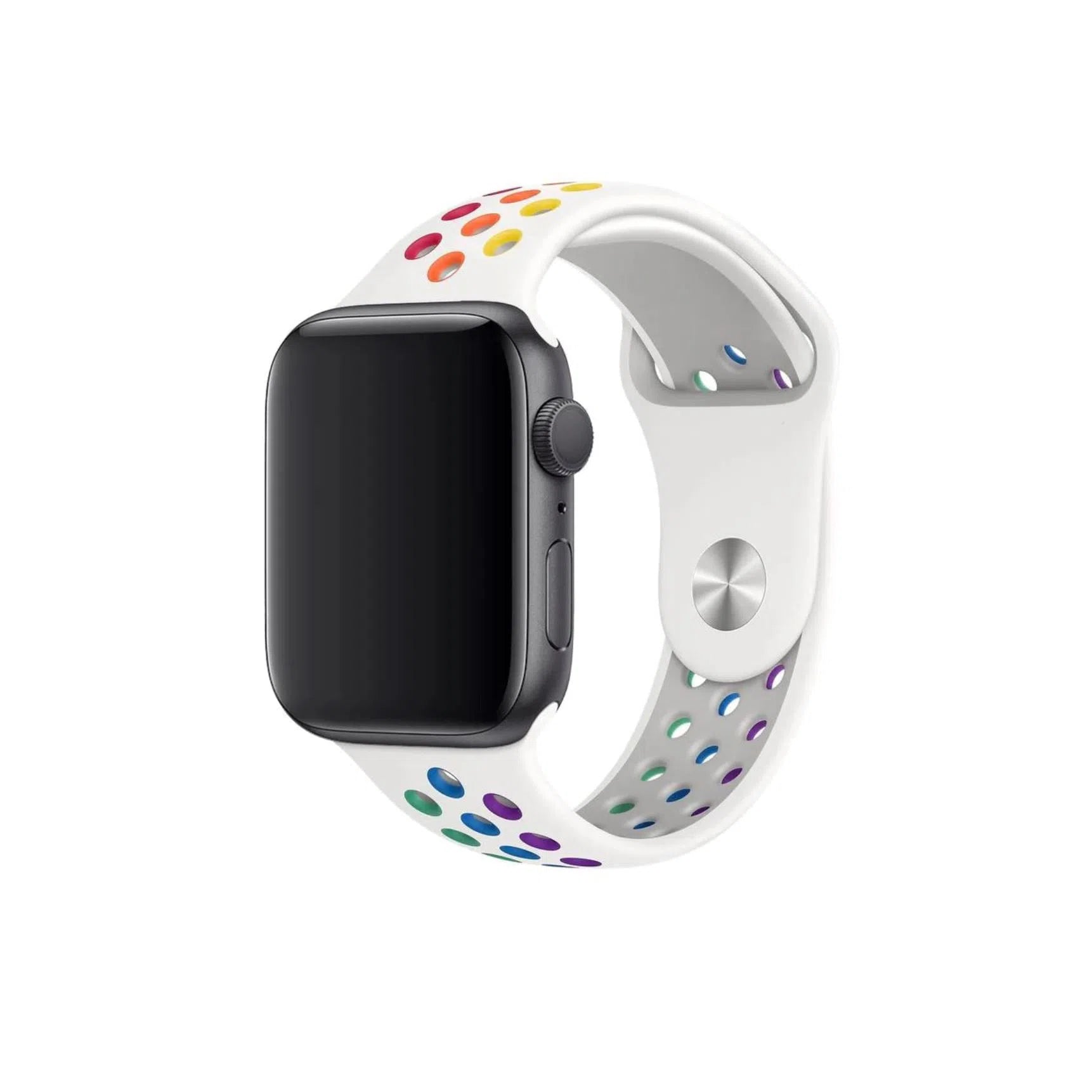 Curea Ceas Apple Watch Sport White Multicolor Seria 5/6/7/8/9 Ultra MOFT