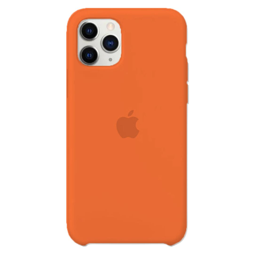 Husa Silicon pentru iPhone 11 Pro Max, Orange MOFT