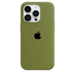 Husa Silicon pentru iPhone 14 Pro Max, Army Green MOFT