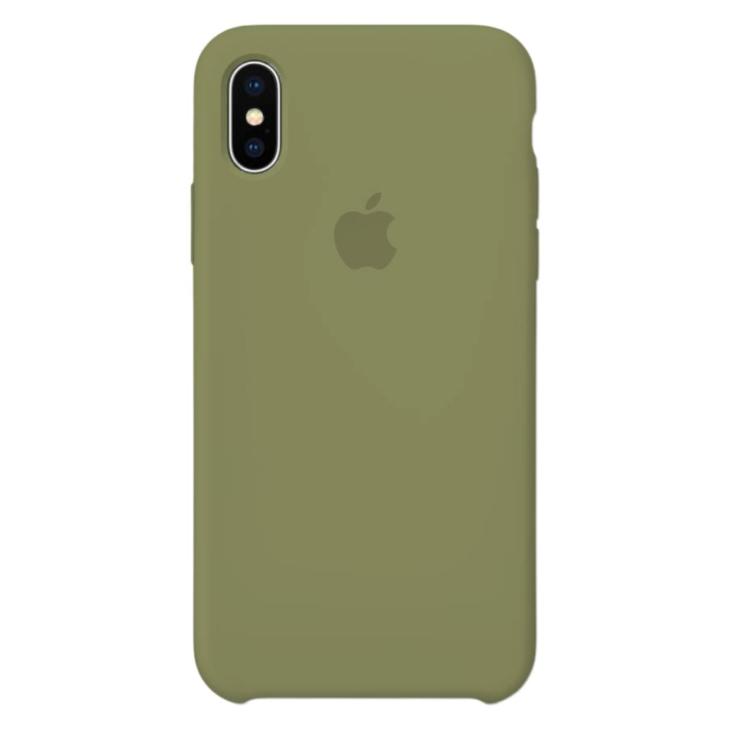 Husa Silicon pentru iPhone X, Army Green MOFT