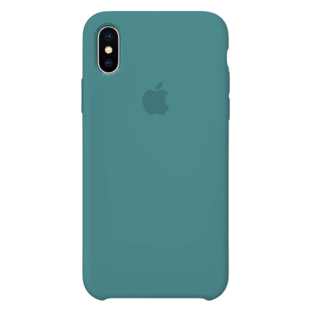 Husa Silicon pentru iPhone X, Pine Green MOFT