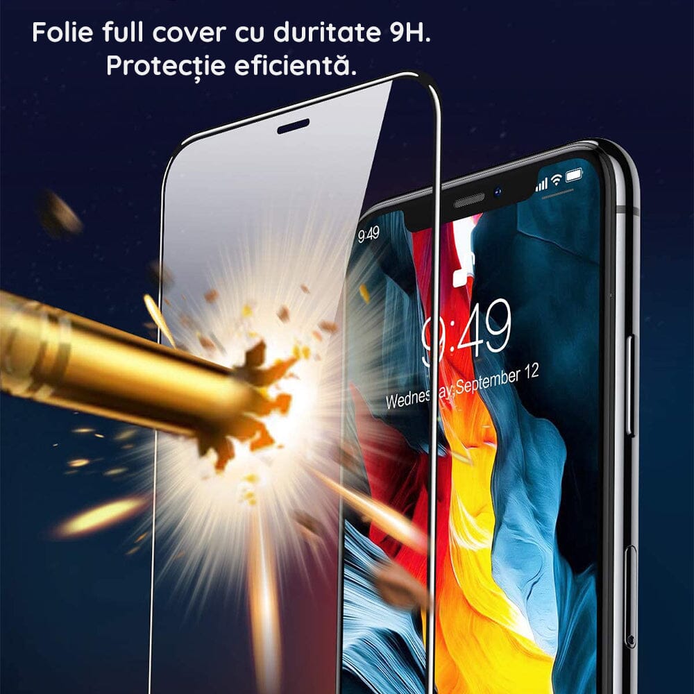 Folie din Sticla Securizata 9D + Kit Montaj iPhone 14 Pro Max Anca's Store