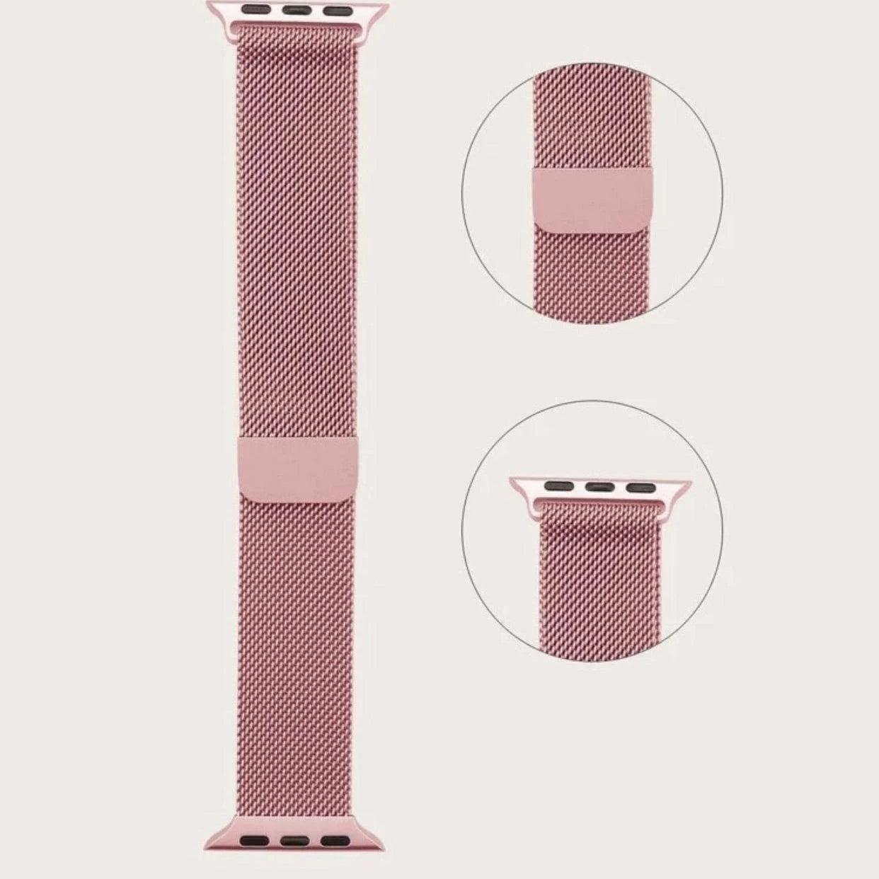 Curea Apple Watchband Milanese Pink Gold Anca's Store 