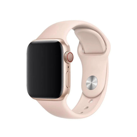 Curea Apple Watchband Silicone Pink Sand Anca's Store 