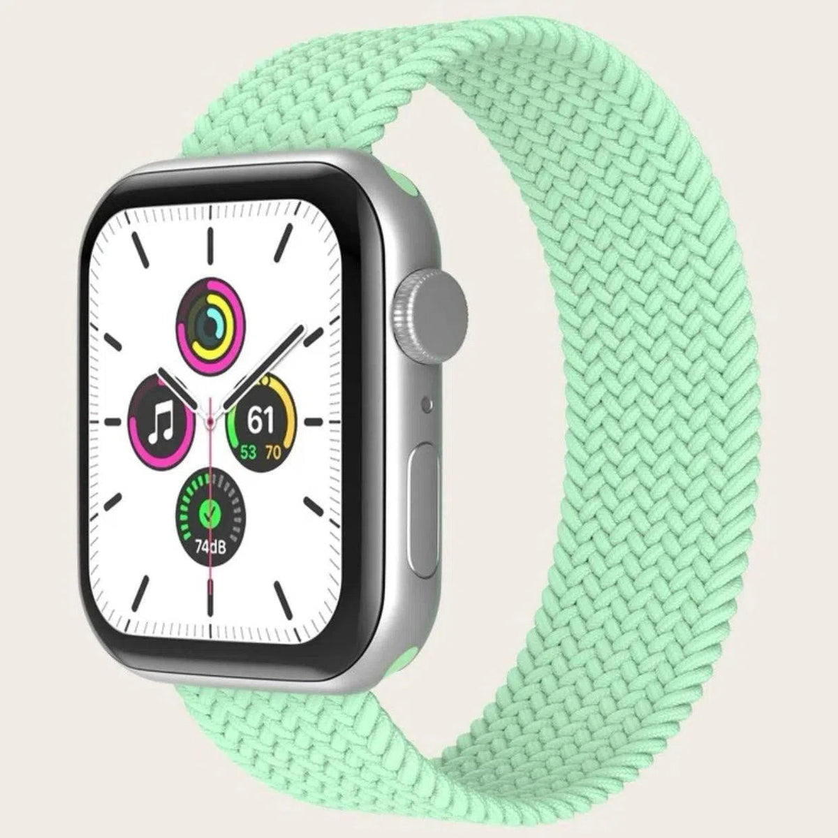 Curea Ceas Apple Watch Braided Green Seria 5/6/7/8/9 Ultra MOFT 