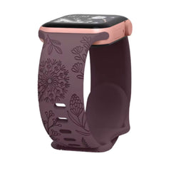 Curea Ceas Apple Watch Silicon Dandelion Purple Anca's Store 