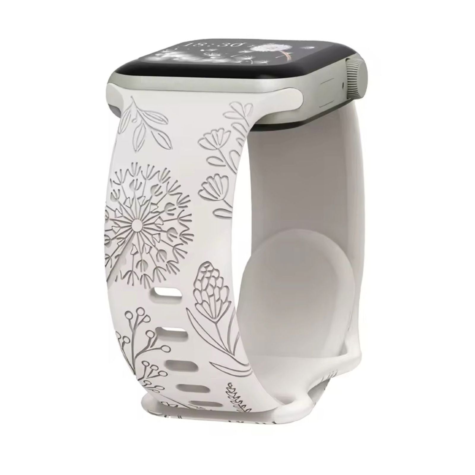 Curea Ceas Apple Watch Silicon Dandelion Starlight Anca's Store 