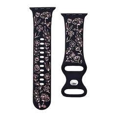 Curea Ceas Apple Watch Silicon Flower Anca's Store 