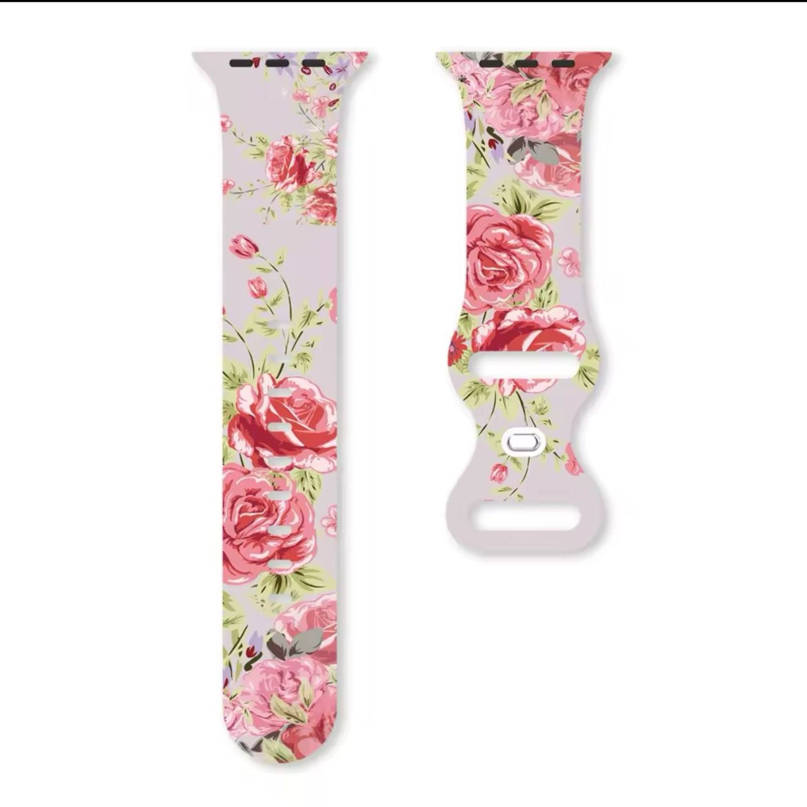 Curea Ceas Apple Watch Silicon Flowers Anca's Store 