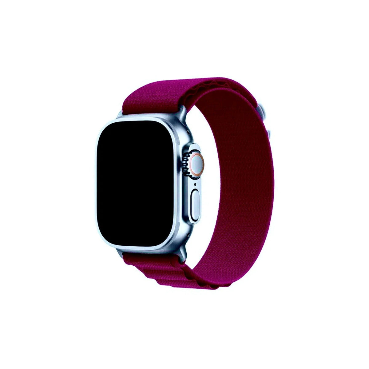Curea Ceas Apple Watch Silicone Alpine Dark Pink Seria 5/6/7/8/9 Ultra MOFT 