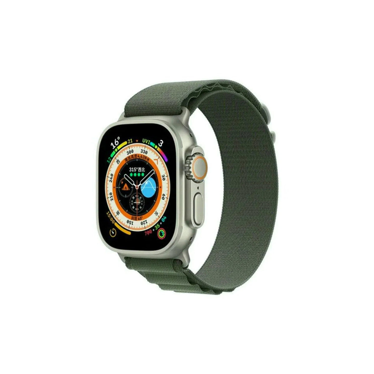 Curea Ceas Apple Watch Silicone Alpine Green Seria 5/6/7/8/9 Ultra MOFT 