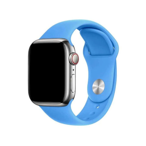 Curea Ceas Apple Watch Silicone Crazy Blue Seria 5/6/7/8/9 Ultra Anca's Store 