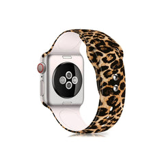 Curea Ceas Apple Watch Silicone Leopard Print Anca's Store 