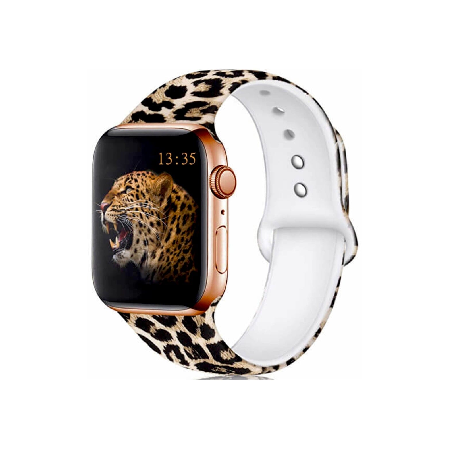 Curea Ceas Apple Watch Silicone Leopard Print Anca's Store 