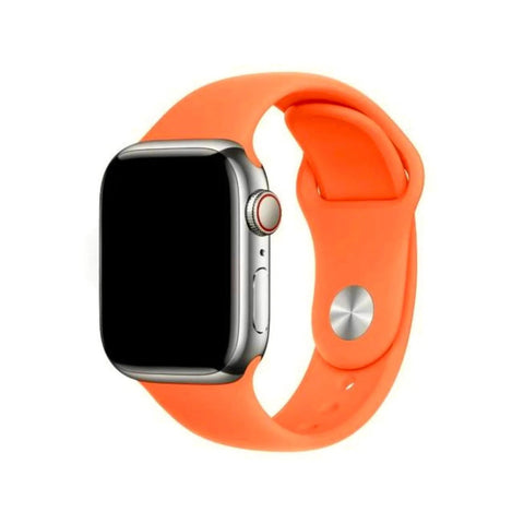 Curea Ceas Apple Watch Silicone Orange Seria 5/6/7/8/9 Ultra Anca's Store 