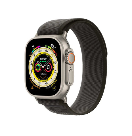 Curea Ceas Apple Watch Trail Black/Gray Seria 5/6/7/8/9 Ultra Anca's Store 