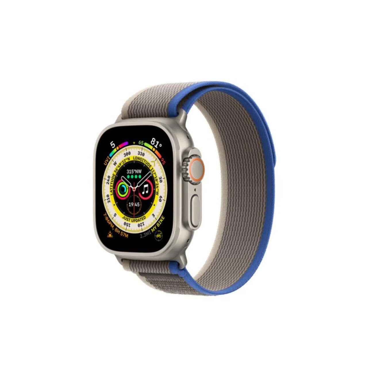 Curea Ceas Apple Watch Trail Blue/Gray Seria 5/6/7/8/9 Ultra Anca's Store 