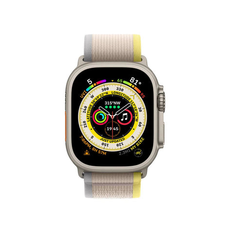 Curea Ceas Apple Watch Trail Yellow/Beige Seria 5/6/7/8/9 Ultra Anca's Store 
