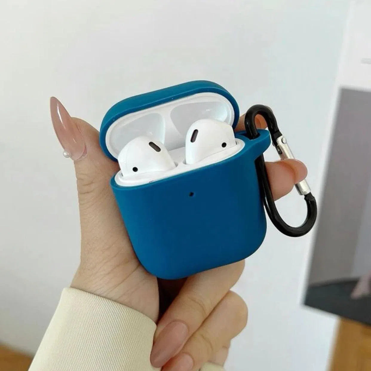 Husa AirPods 1/2 Silicone Case Blue Horizon Anca's Store 