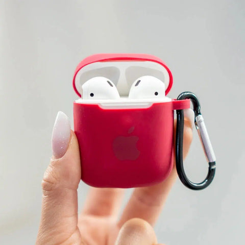 Husa AirPods 1/2 Silicone Case Rose Red Anca's Store 