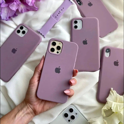 Husa Apple Silicone Case Faded Purple iPhone Anca's Store 