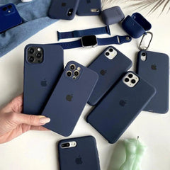 Husa Apple Silicone Case Midnight Blue iPhone Anca's Store 