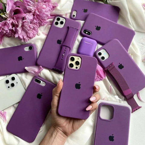 Husa Apple Silicone Case New Purple iPhone Anca's Store 