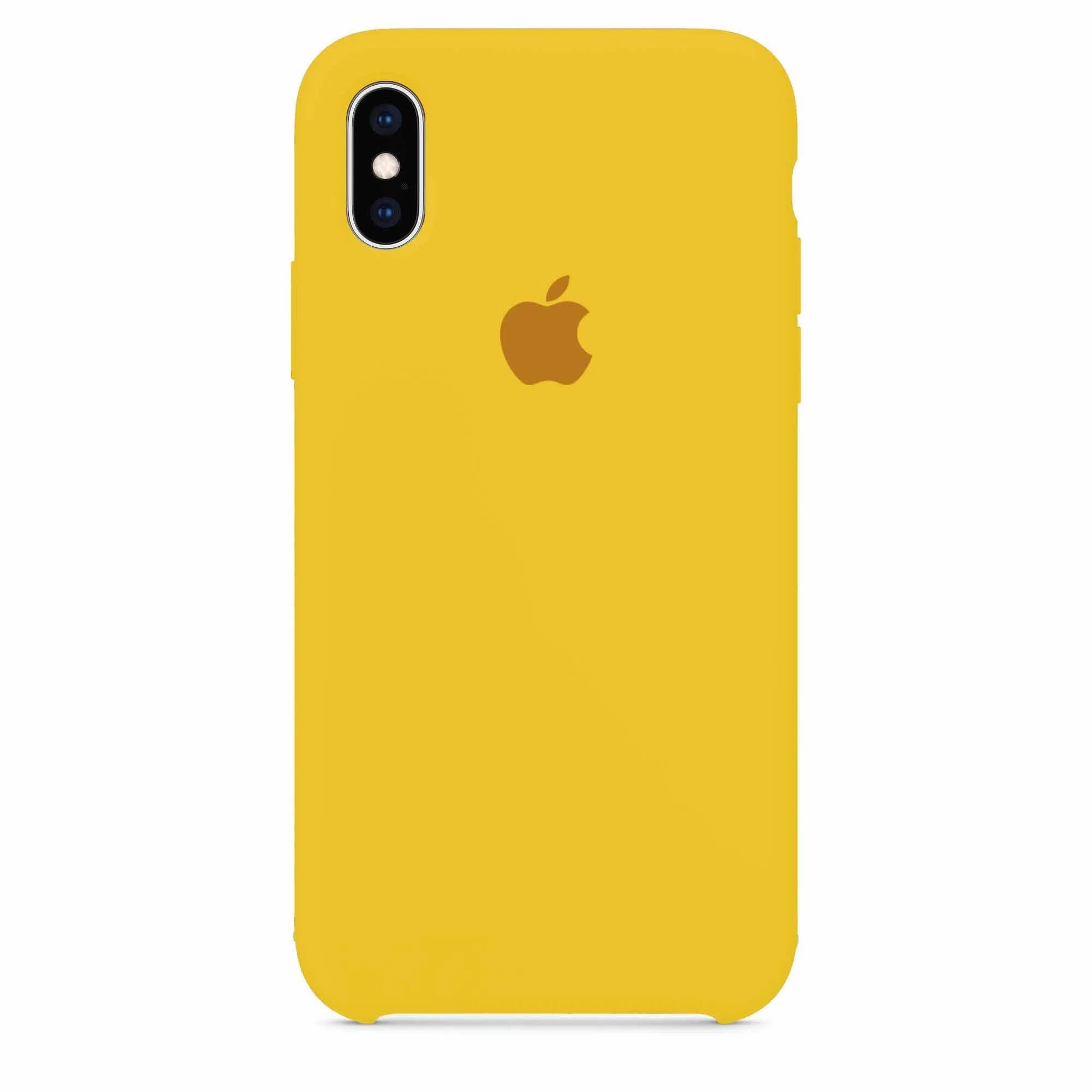 Husa iPhone Silicone Case Canary Yellow (Galben) Anca's Store X/Xs 