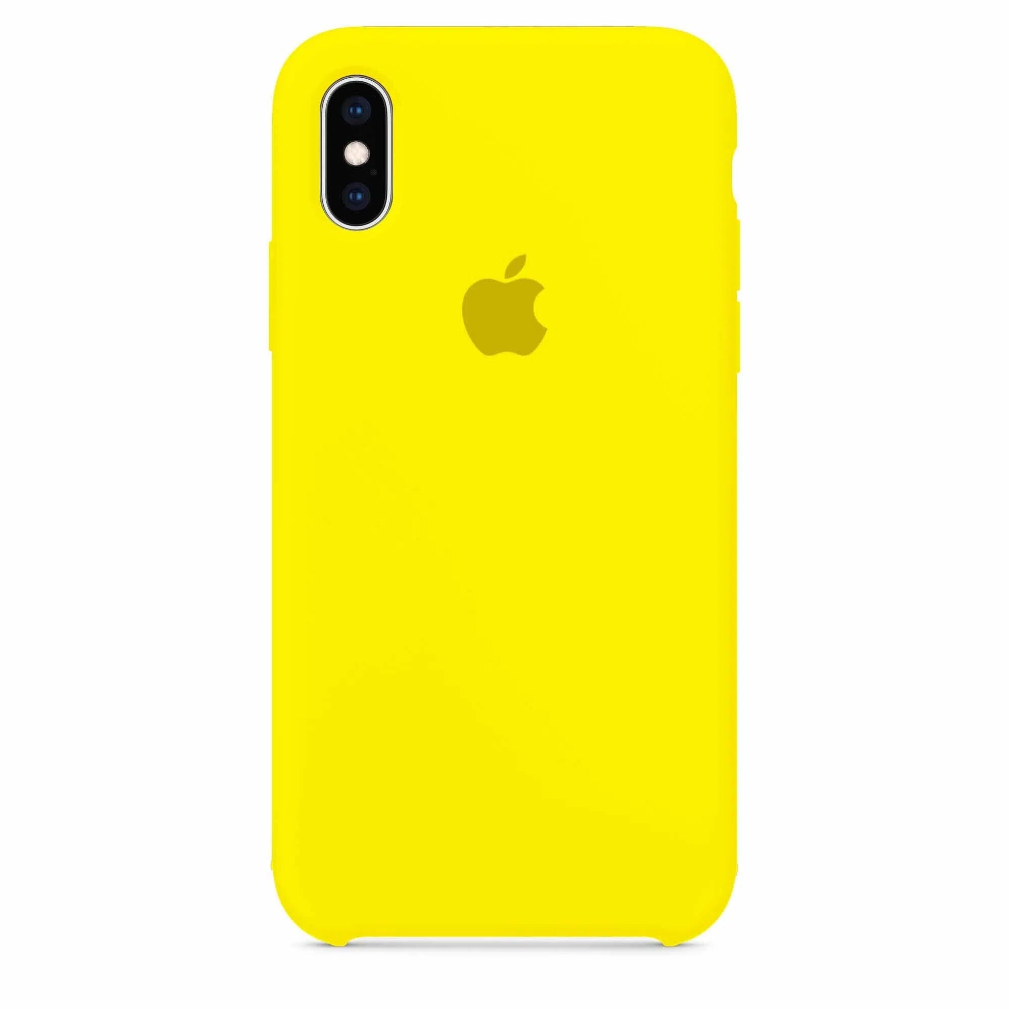 Husa iPhone Silicone Case Lemon (Galben) Anca's Store X/Xs 