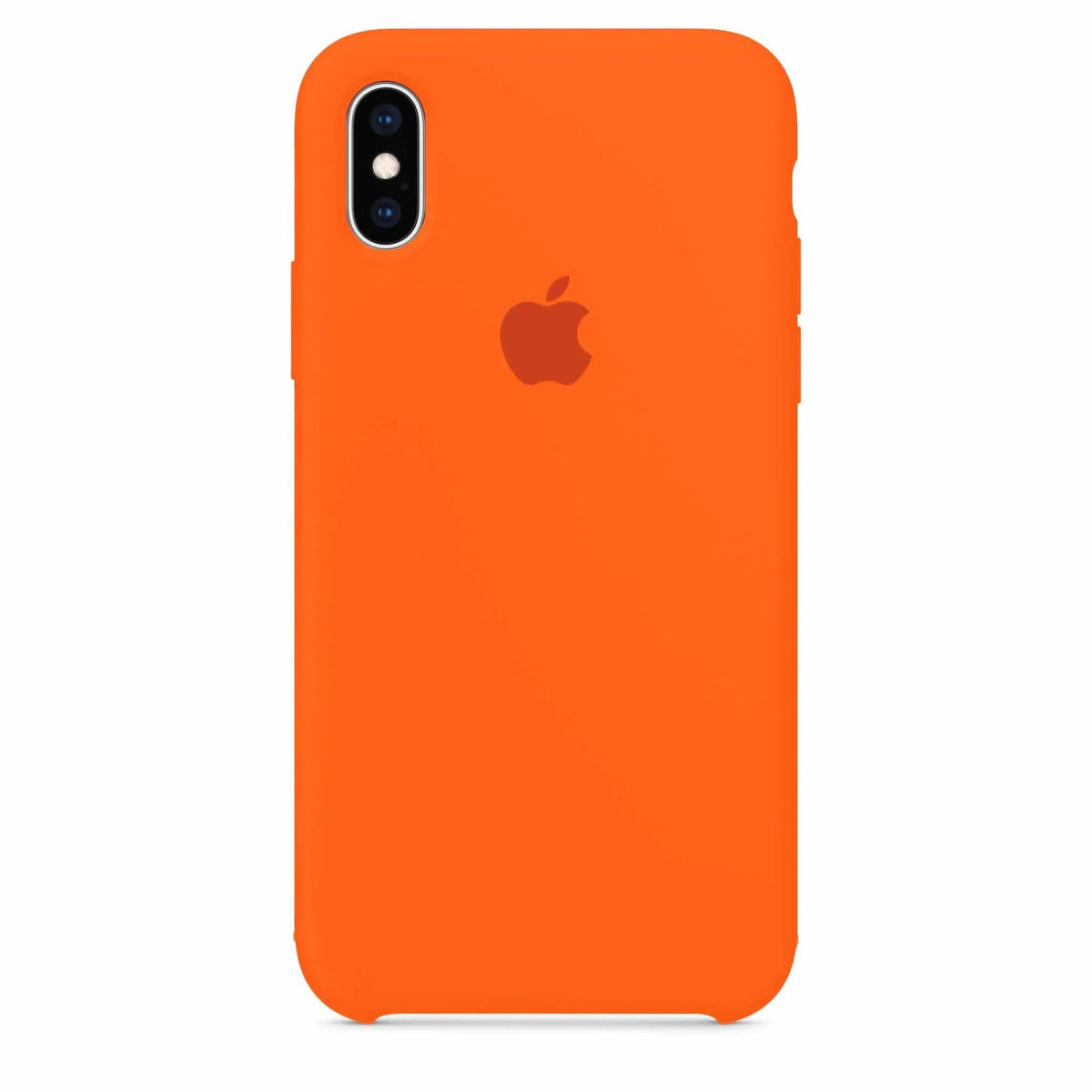 Husa iPhone Silicone Case Orange (Portocaliu) Anca's Store X/Xs 