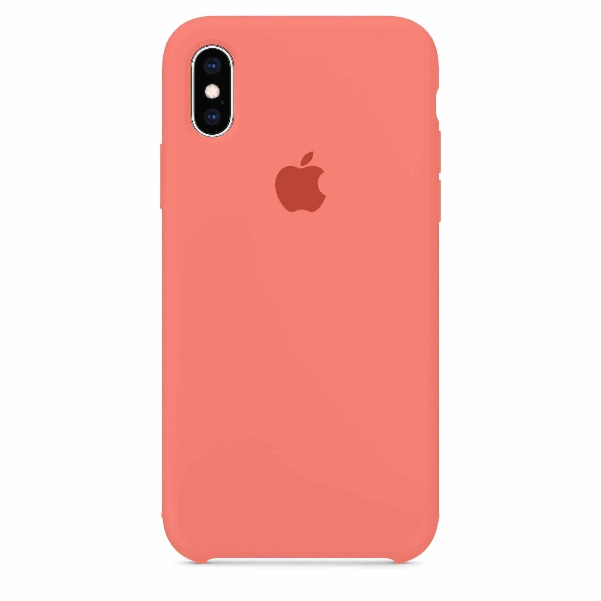 Husa iPhone Silicone Case Peach (Roz) Anca's Store X/Xs 