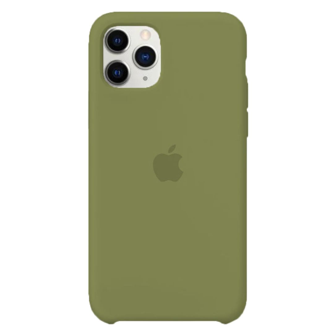 Husa Silicon pentru iPhone 11 Pro Max, Army Green MOFT 