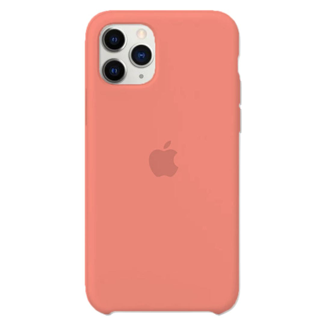 Husa Silicon pentru iPhone 11 Pro Max, Peach MOFT 