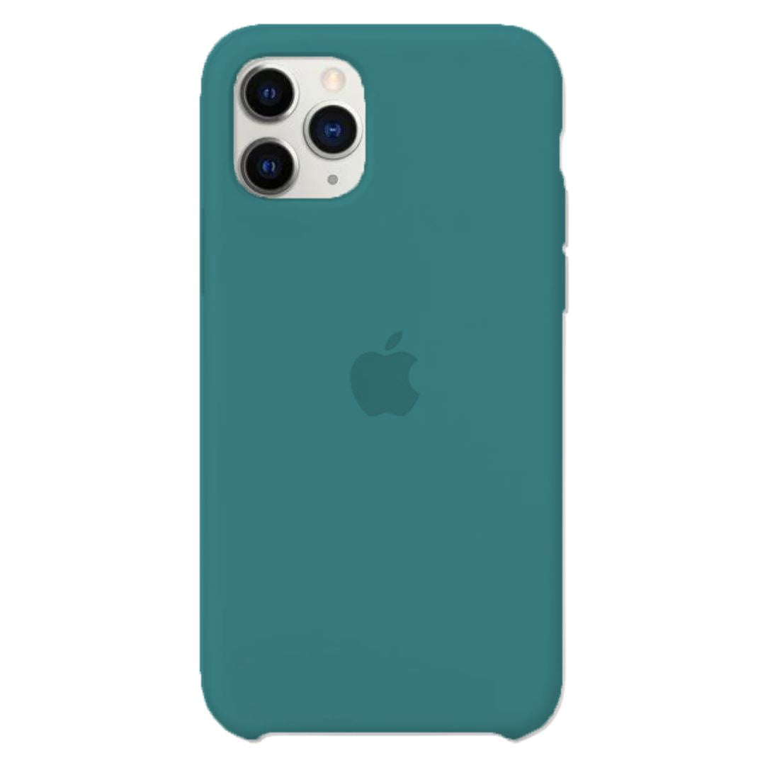 Husa Silicon pentru iPhone 11 Pro Max, Pine Green MOFT 