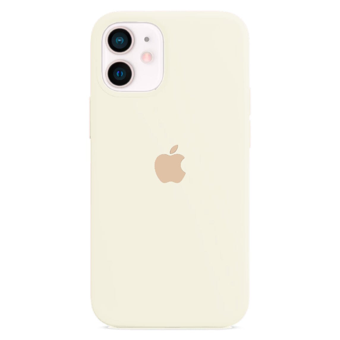 Husa Silicon pentru iPhone 12 Mini, Cream MOFT 