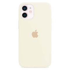 Husa Silicon pentru iPhone 12 Mini, Cream MOFT 
