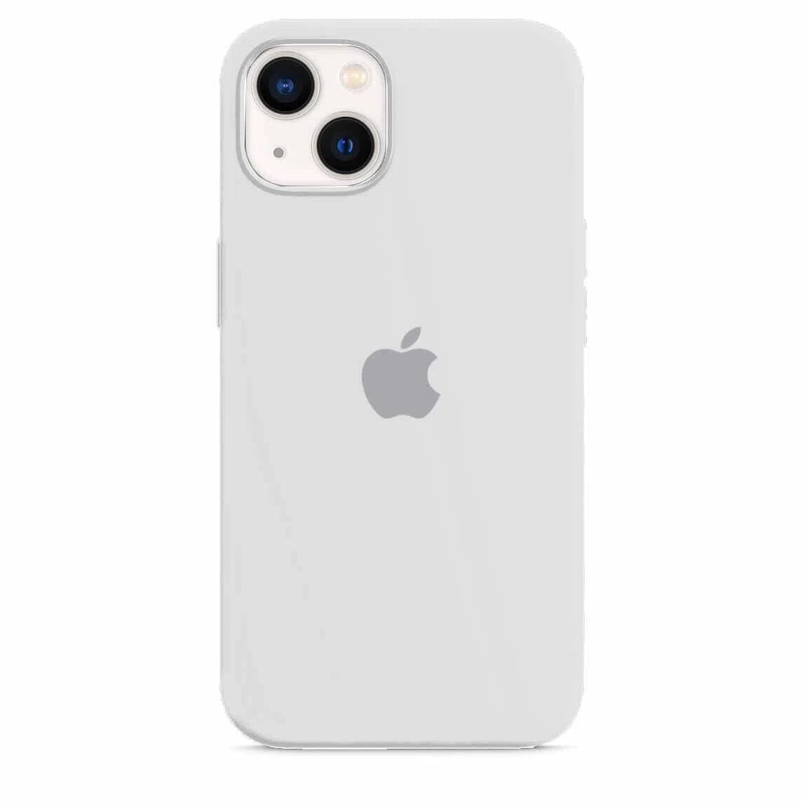 Husa Silicon pentru iPhone 13 Mini, White MOFT 