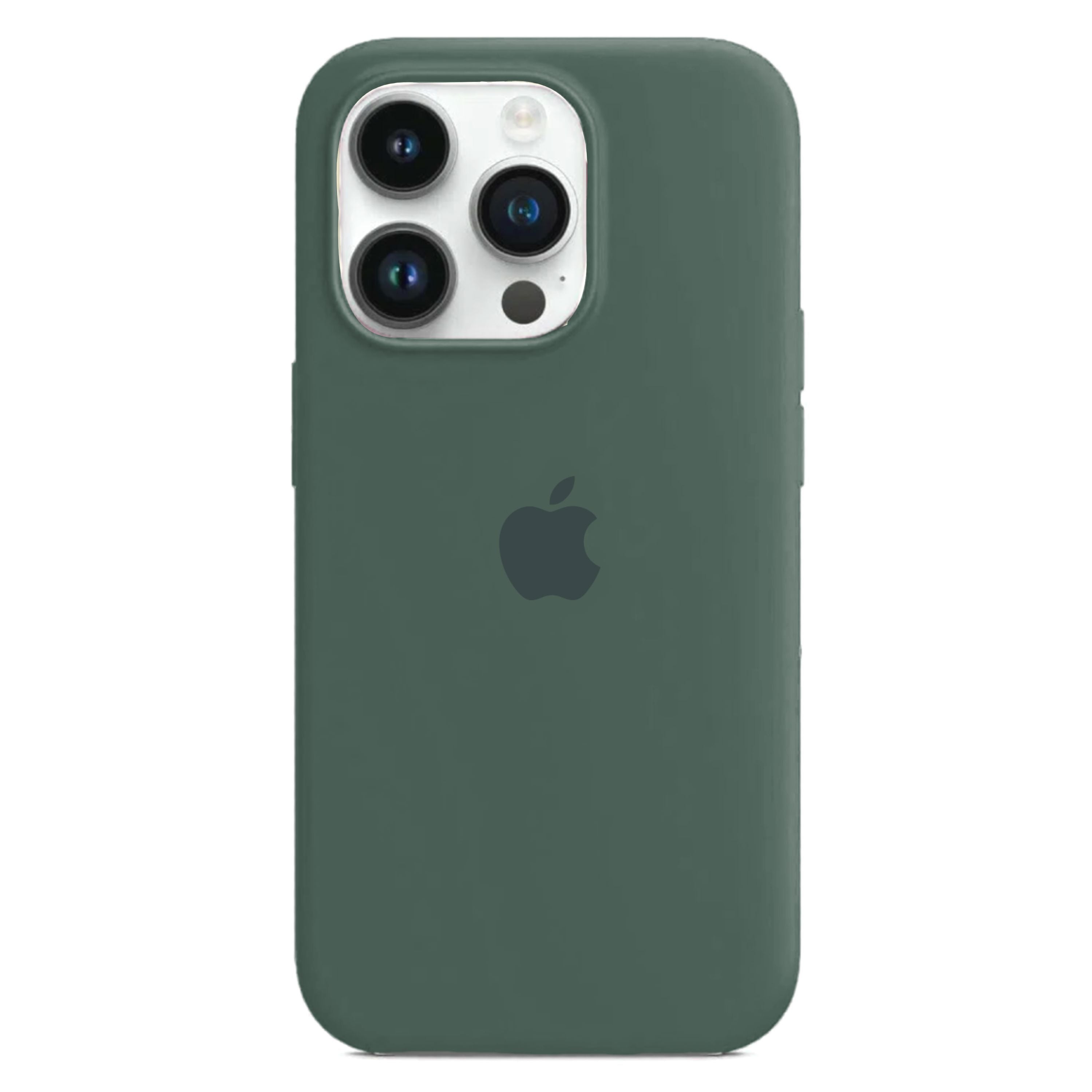 Husa Silicon pentru iPhone 14 Pro Max, Pine Green MOFT 