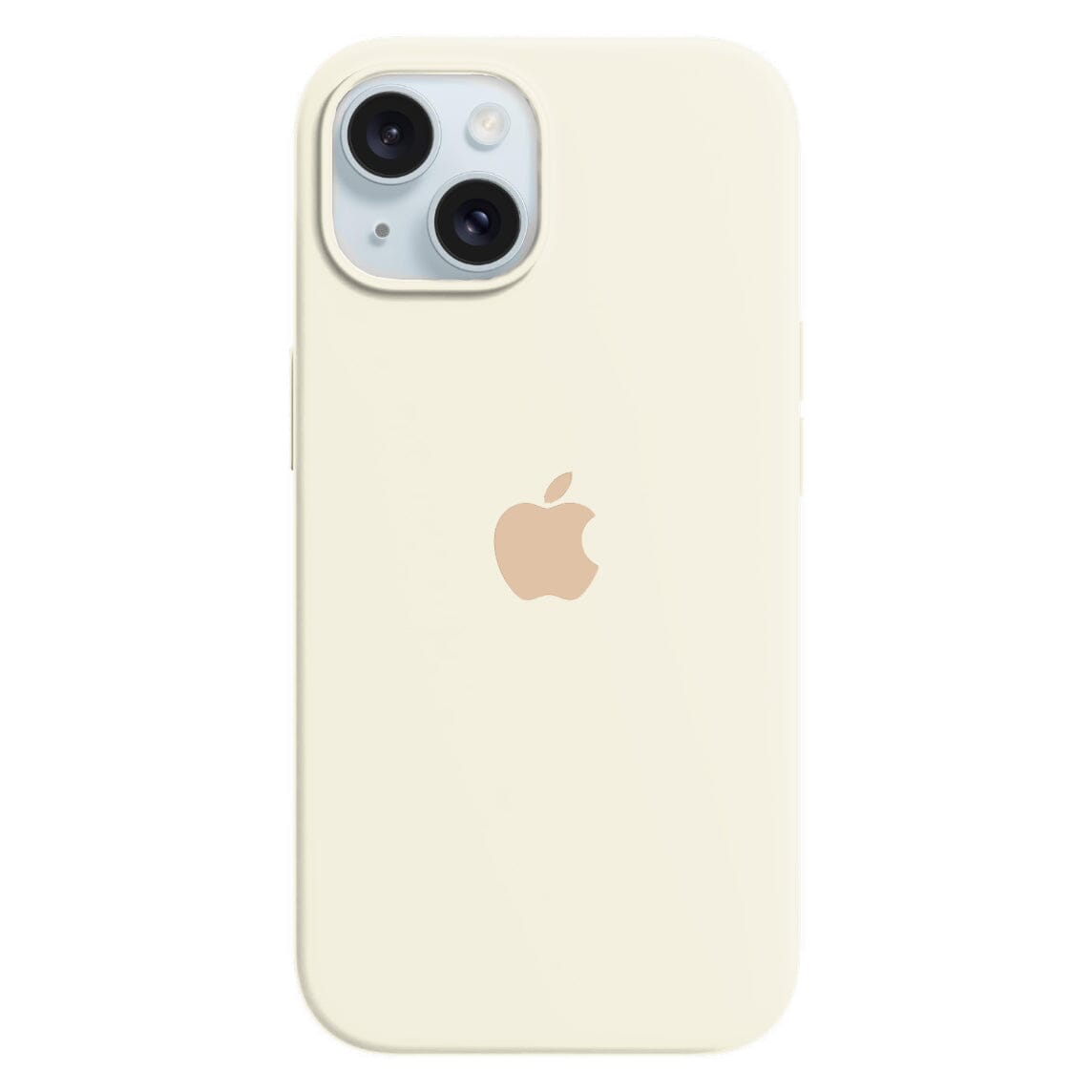 Husa Silicon pentru iPhone 15 Plus, Cream MOFT 