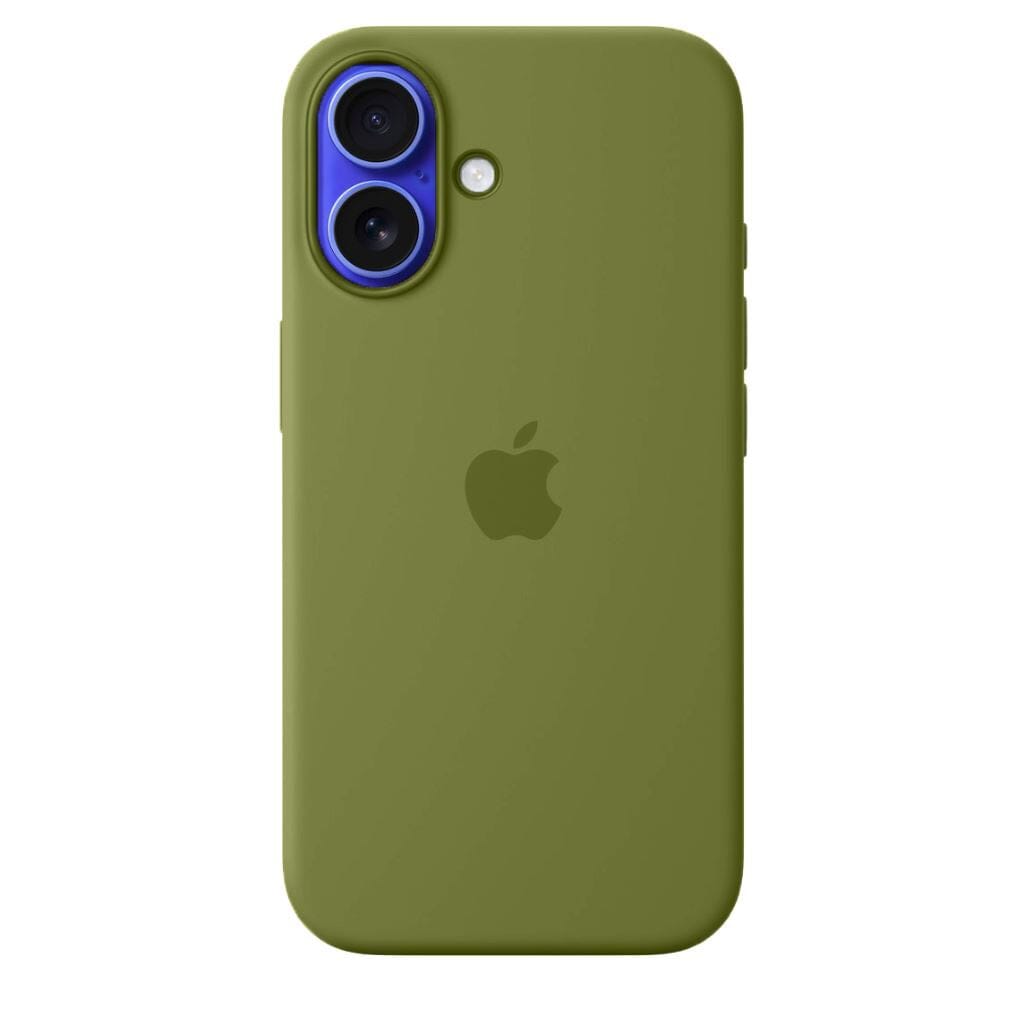 Husa Silicon pentru iPhone 16, Army Green MOFT 