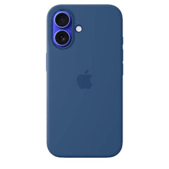 Husa Silicon pentru iPhone 16, Blue Jeans MOFT 