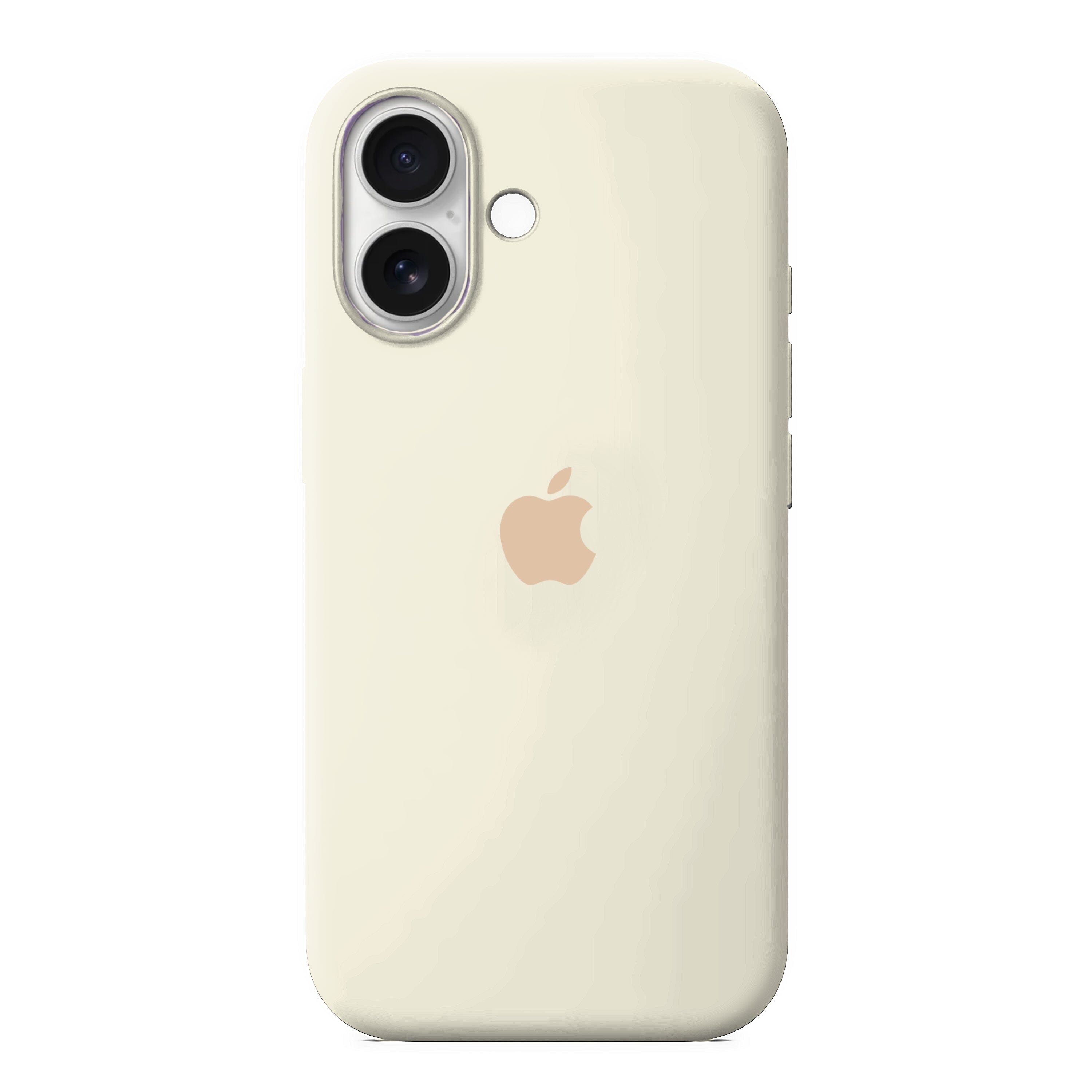Husa Silicon pentru iPhone 16 Plus, Cream MOFT 