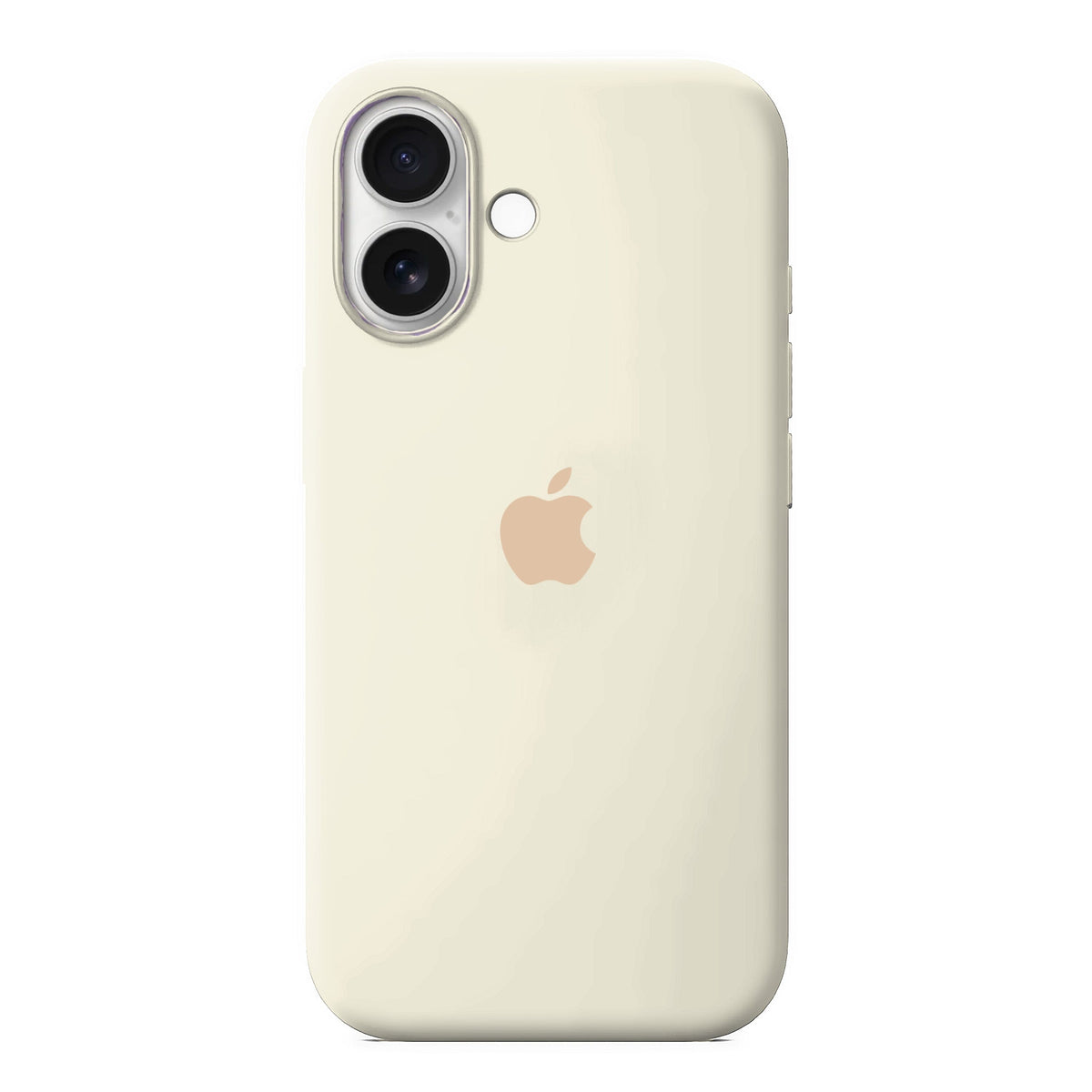 Husa Silicon pentru iPhone 16 Plus, Cream MOFT 